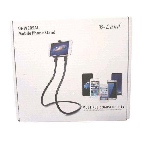 B-Land Cell Phone Holder Universal Mobile Phone Stand Lazy Bracket Portable New - Picture 1 of 16